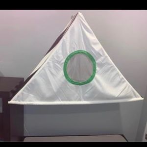 IKEA Child's HEMMAHOS BED TENT Canopy BLACK WHITE